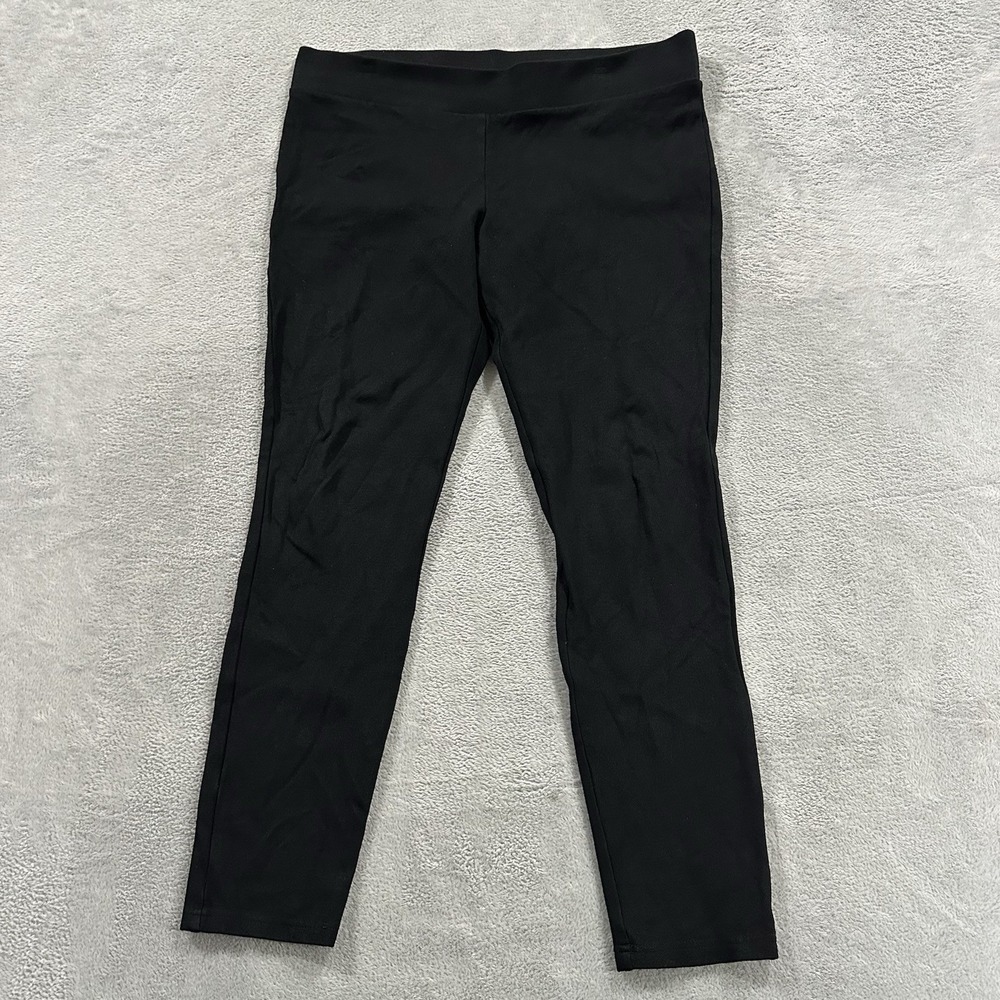 Cabi Nouveau Leggings Pants Women's L Black Pull On Ankle Casual Everyday